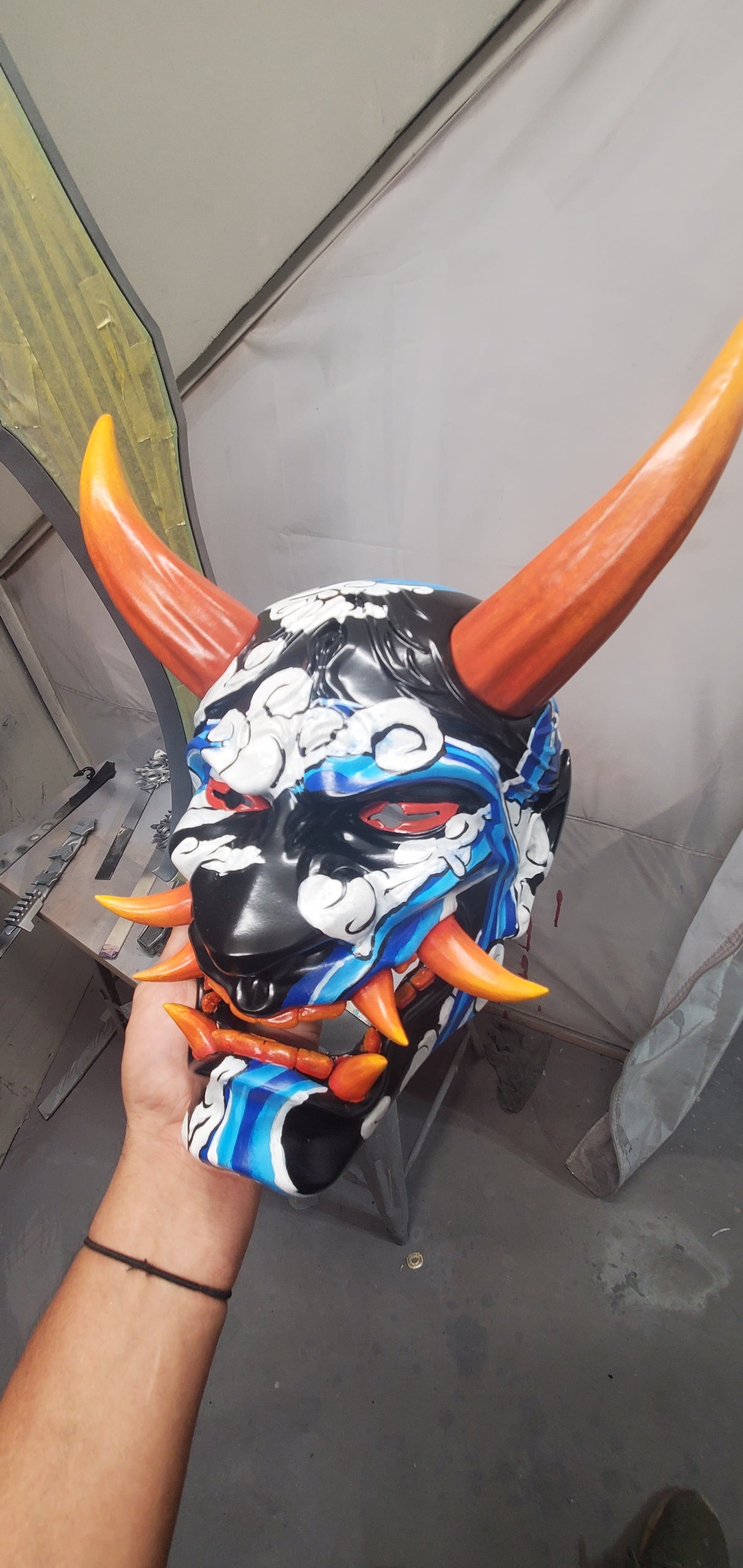 Japanese Oni Mask Water Form