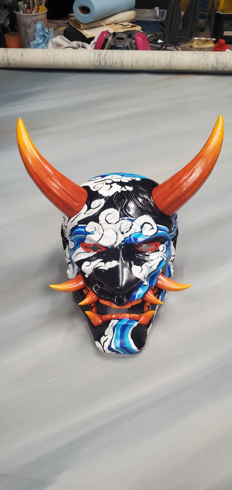 Japanese Oni Mask Water Form