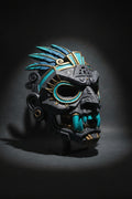 Aztec Mask Tlaloc God of Rain - Hand painted