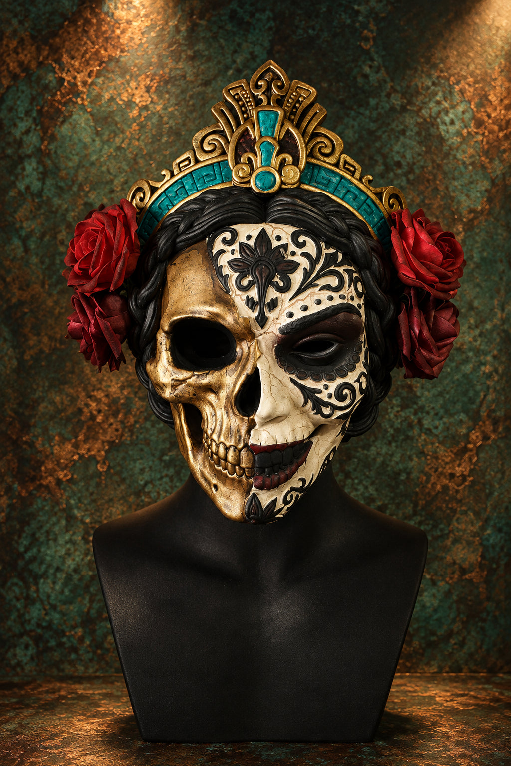 La Catrina Hand Painted mask