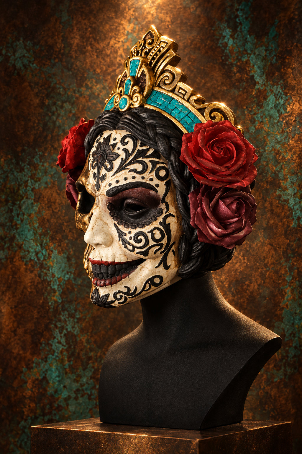La Catrina Hand Painted mask