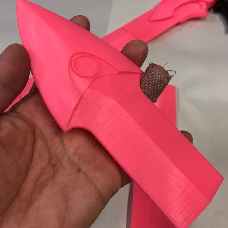 3D printed Hikaru Shidou inspired sword for cosplay