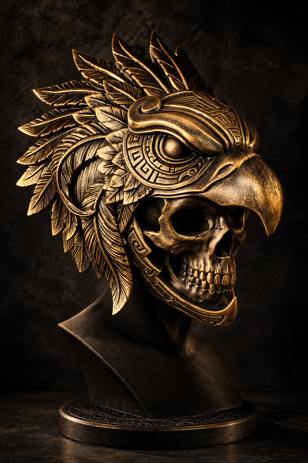 Cuauhtli Mexica Eagle Warrior Mask