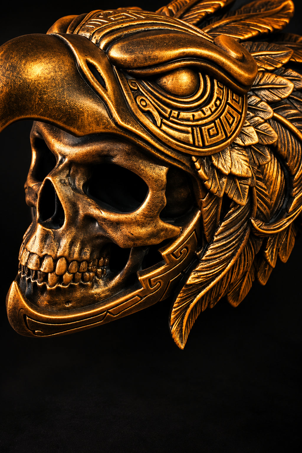 Cuauhtli Mexica Eagle Warrior Mask